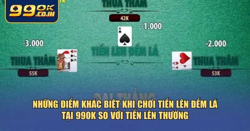 Những đặc điểm riêng của trò chơi Tiến Lên Đếm Lá tại 99ok 